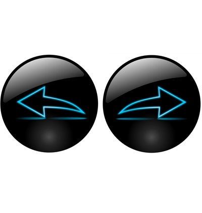 HMI – Zurück- und Vorwärts-Navigationstasten